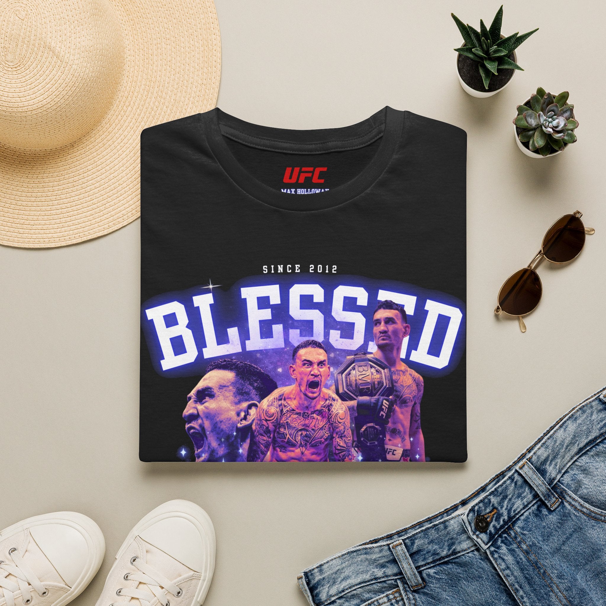 Camiseta Max Holloway "Blessed"